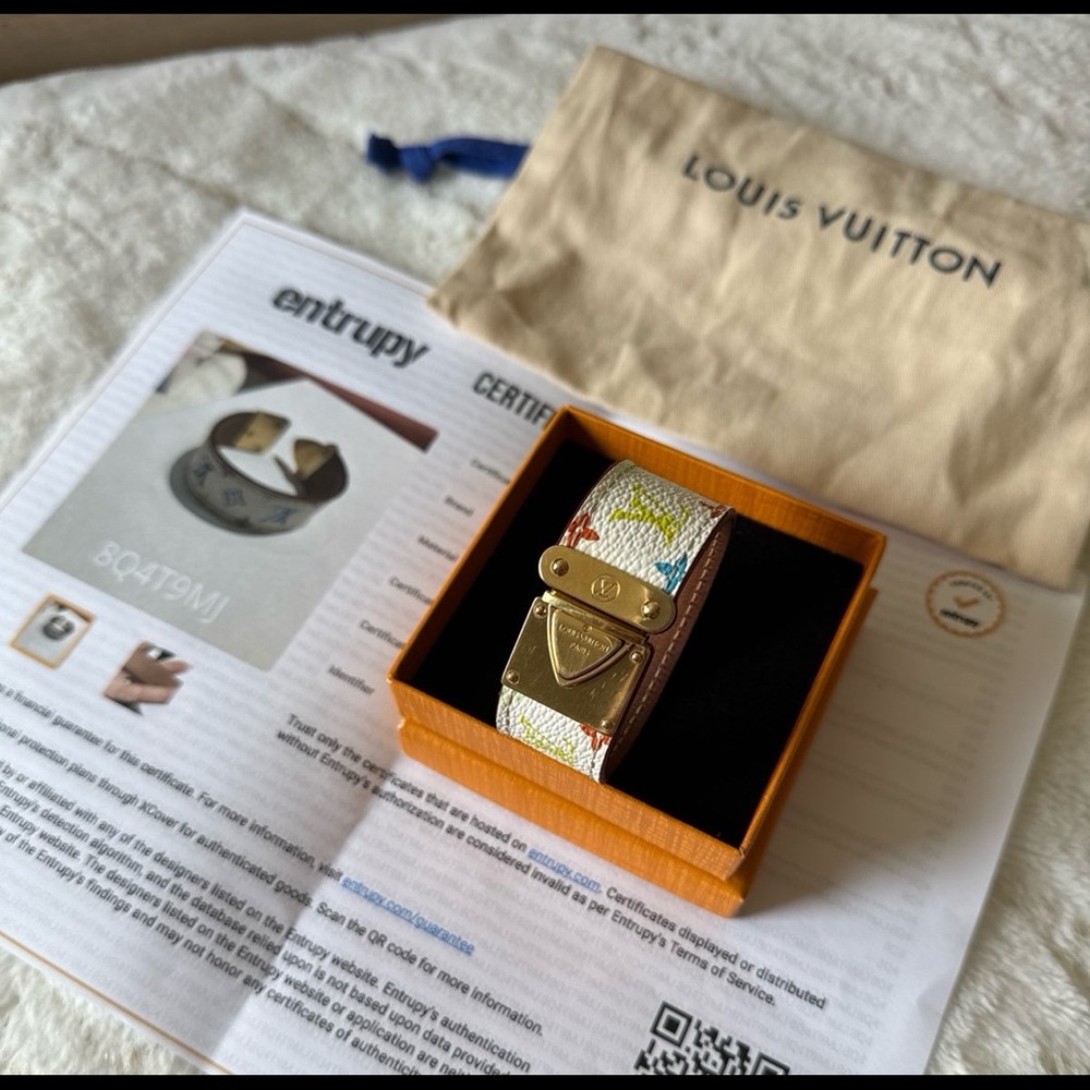 Louis Vuitton multi color koala bracelet